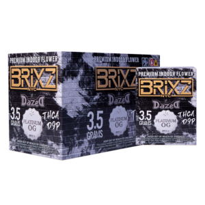 3.5G Brixz 10ct Flower Dispenser - Platinum OG THCA