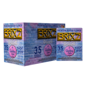 3.5G Brixz 10ct Flower Dispenser - Wedding Kush THCA