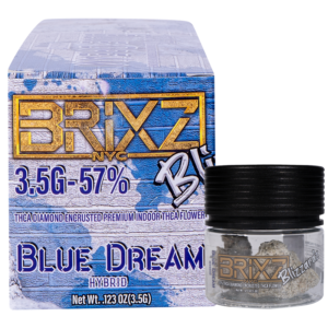3.5g 5ct Brixz Blizzard Flower Dispenser - Blue Dream Brixz Blizzard THCA