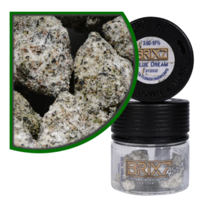 3.5g 5ct Brixz Blizzard Flower Dispenser - Blue Dream Brixz Blizzard THCA