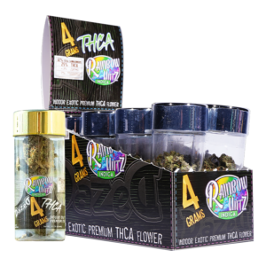 4g 8ct Flower Jar Dispenser- Rainbow Runtz THCA