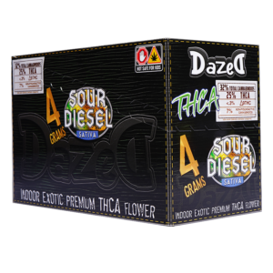 4g 8ct Flower Jar Dispenser- Sour Diesel THCA