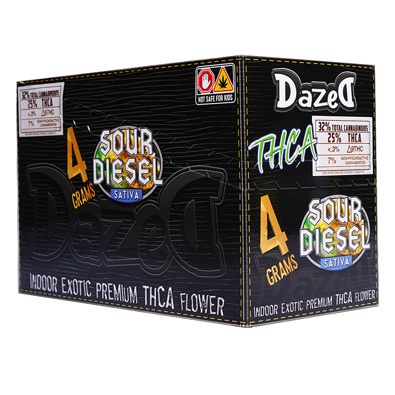 4g 8ct Flower Jar Dispenser- Sour Diesel THCA - Image 12