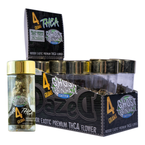4g 8ct Flower Jar Dispenser - Ghost Train Haze THCA