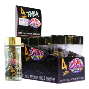 4g 8ct Flower Jar Dispenser - Zelato THCA