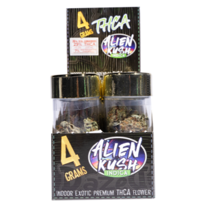 4g 8ct Flower Jar Dispenser - Alien Kush THCA