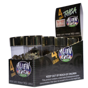 4g 8ct Flower Jar Dispenser - Alien Kush THCA