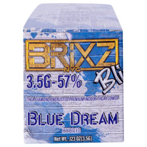 3.5g 5ct Brixz Blizzard Flower Dispenser - Blue Dream Brixz Blizzard THCA