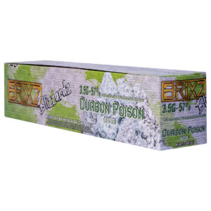 3.5g 5ct Brixz Blizzard Flower Dispenser - Durban Poison THCA