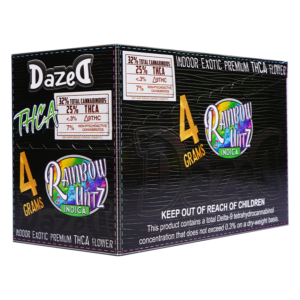 4g 8ct Flower Jar Dispenser- Rainbow Runtz THCA
