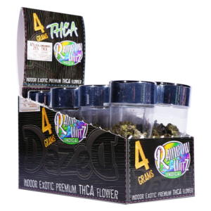 4g 8ct Flower Jar Dispenser- Rainbow Runtz THCA