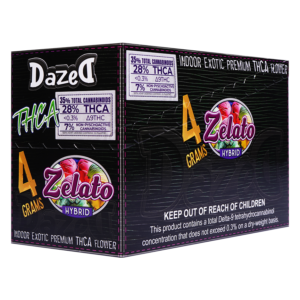 4g 8ct Flower Jar Dispenser - Zelato THCA