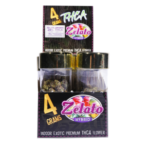 4g 8ct Flower Jar Dispenser - Zelato THCA