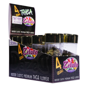 4g 8ct Flower Jar Dispenser - Zelato THCA