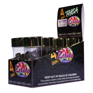 4g 8ct Flower Jar Dispenser - Zelato THCA
