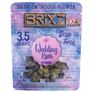 3.5G Brixz 10ct Flower Dispenser - Wedding Kush THCA
