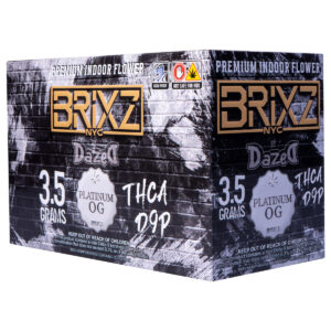 3.5G Brixz 10ct Flower Dispenser - Platinum OG THCA