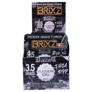 3.5G Brixz 10ct Flower Dispenser - Platinum OG THCA