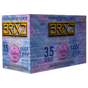 3.5G Brixz 10ct Flower Dispenser - Wedding Kush THCA